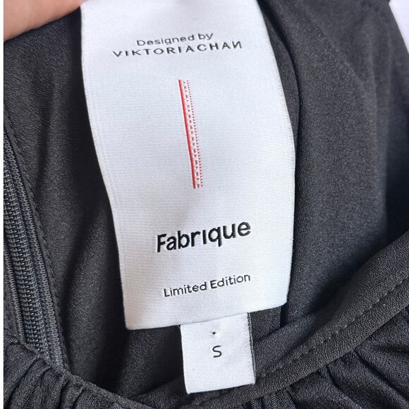 Fabrique x Viktoria Chan Chloe‎ Strap Dress Black Formal Dark Wedding Feminine - Picture 11 of 13